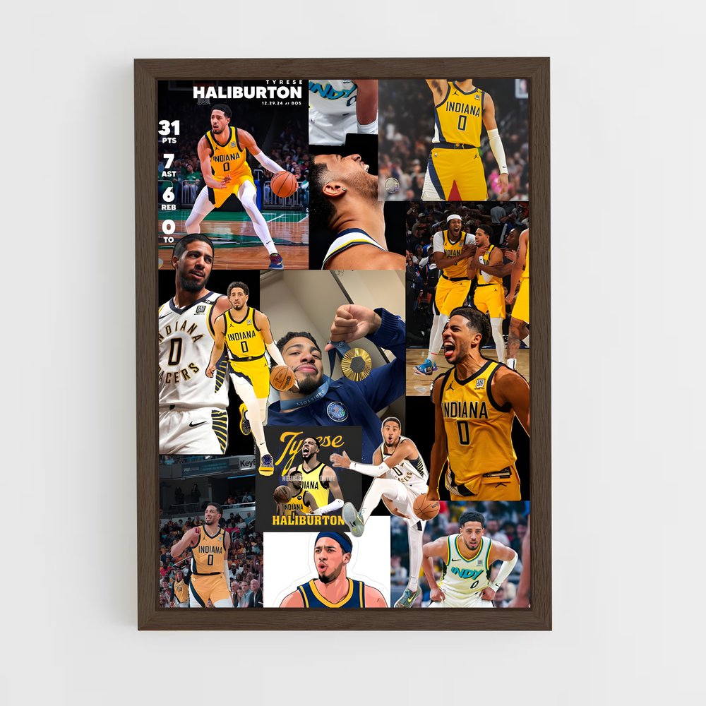 Poster All-Star Tyrese – affiche Basketball (vue 5)
